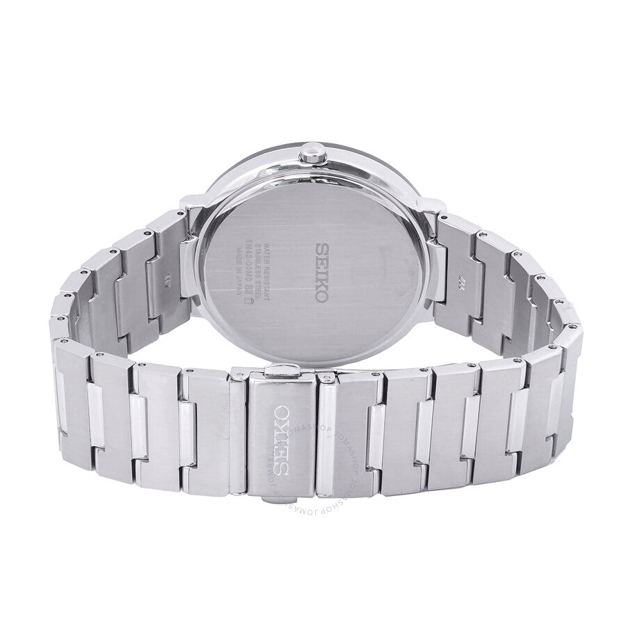 Seiko Essentials Quartz Black Dial Men's Watch SUR485 - Dawson Watches #3
