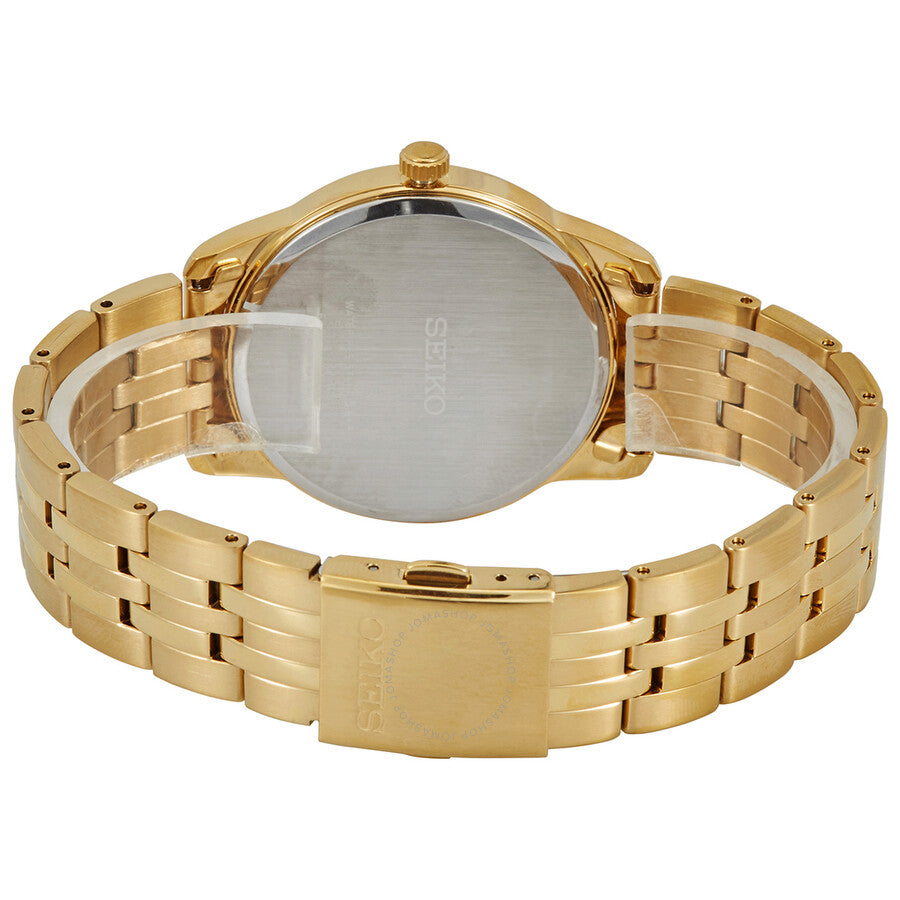 Seiko Essentials Quartz Champagne Dial Men's Watch SUR442 - Dawson Watches #3