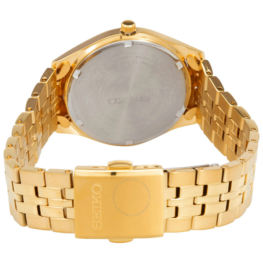 Seiko Essentials Quartz Gold Dial Men's Watch SUR434 - Dawson Watches #3