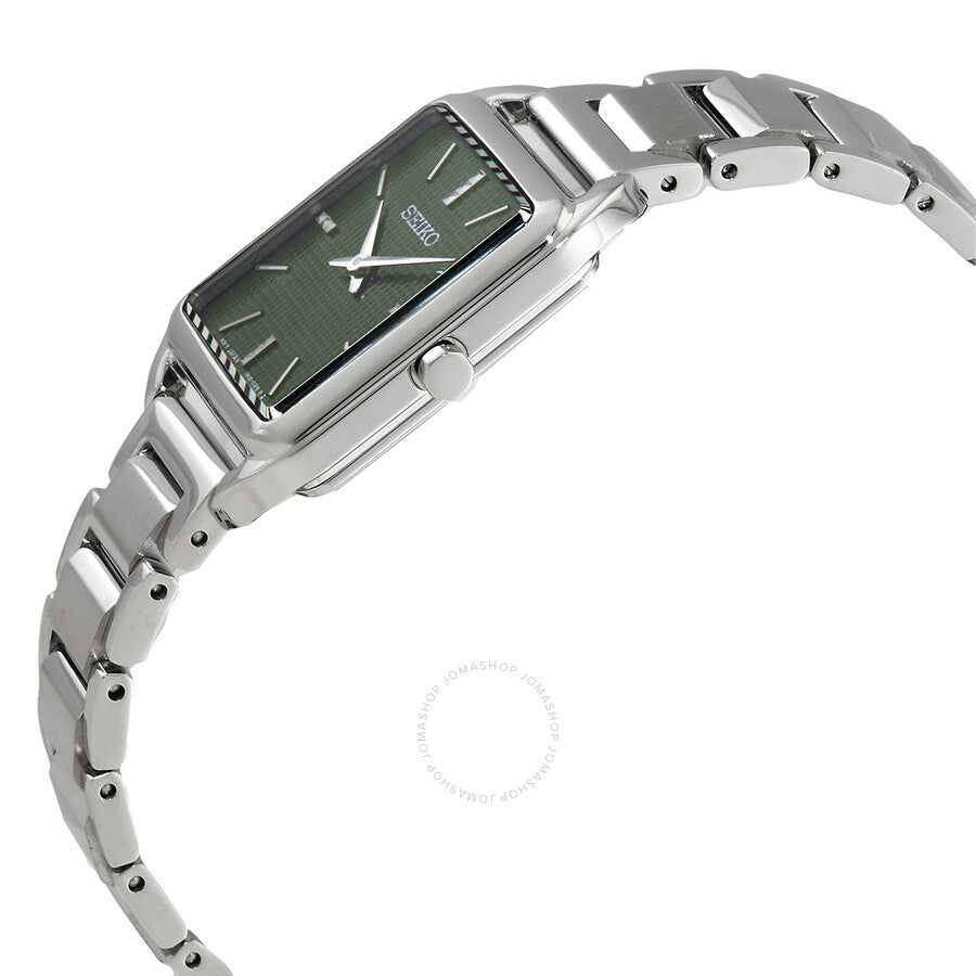 Seiko Essentials Quartz Green Dial Ladies Watch SWR075P1 - Dawson Watches #2