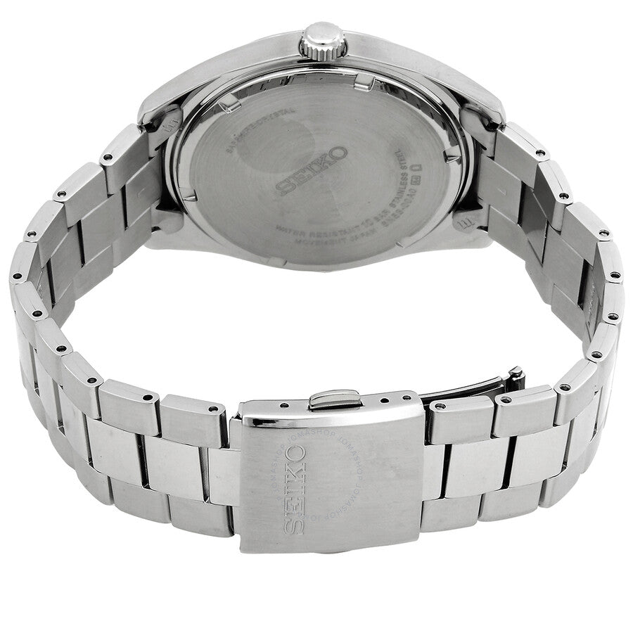 Seiko Essentials Quartz Charcoal Dial Men's Watch SUR343P1 - Dawson Watches #3