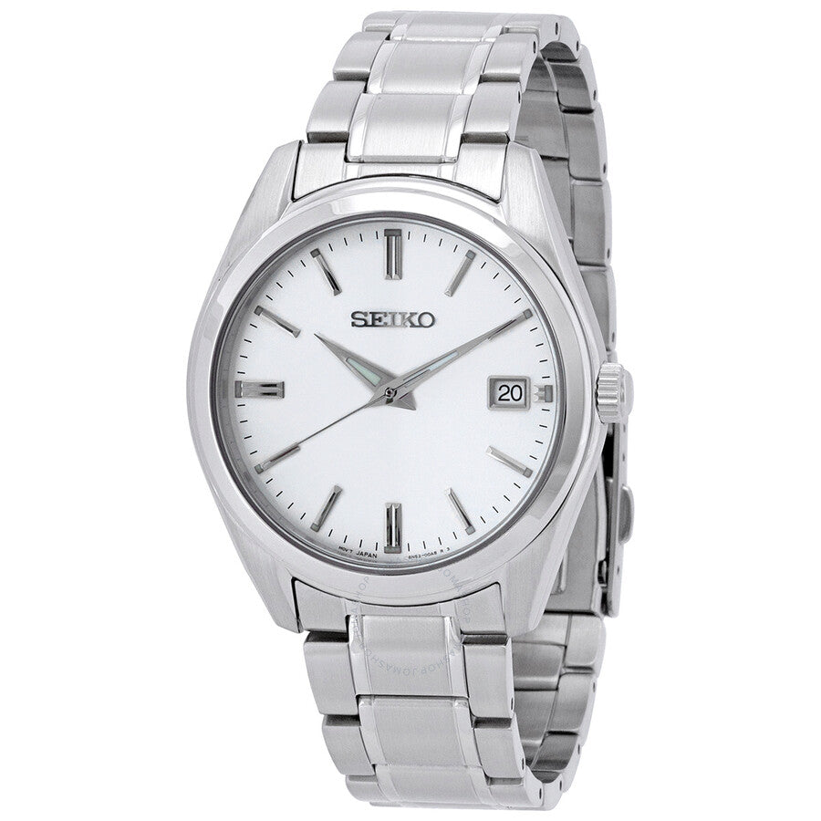 Seiko Essentials Quartz Silver Dial Men's Watch SUR307P1 - Dawson Watches