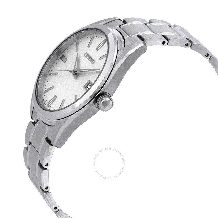 Seiko Essentials Quartz Silver Dial Men's Watch SUR307P1 - Dawson Watches #2