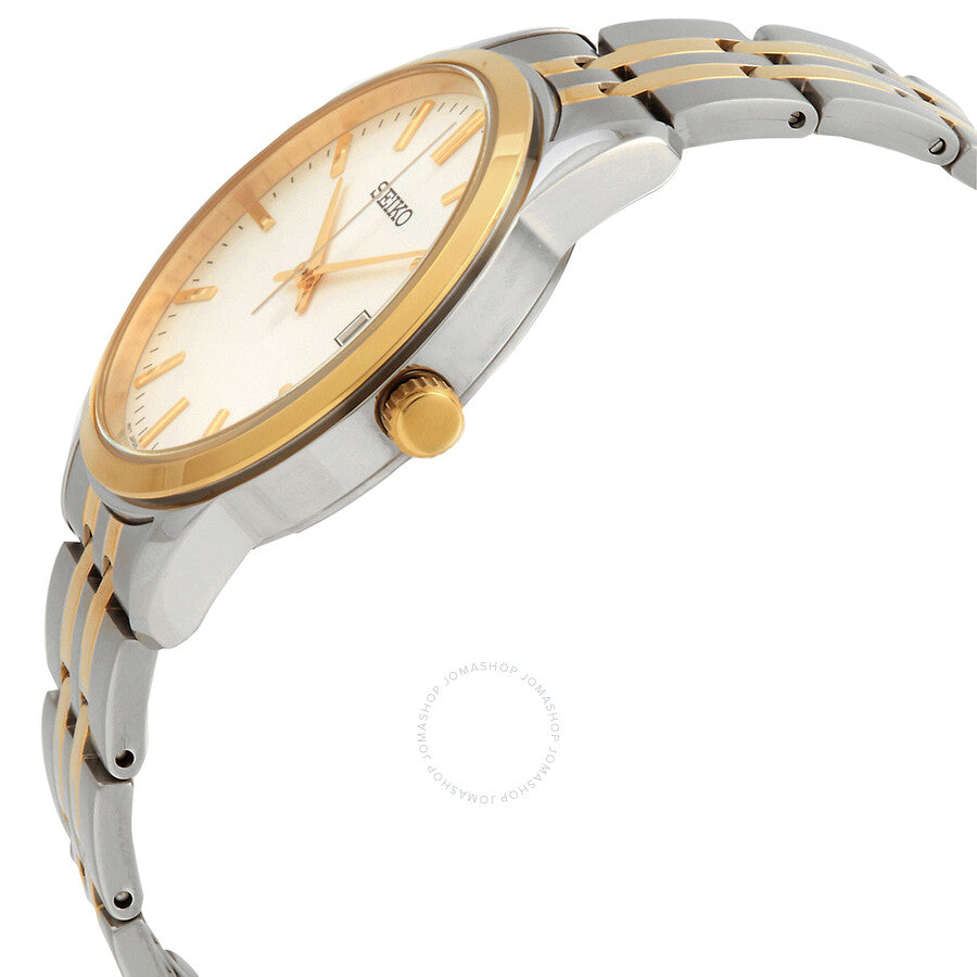 Seiko Essentials Quartz White Dial Men's Watch SUR402P1 - Dawson Watches #2