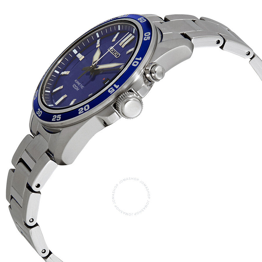 Seiko Kinetic Blue Dial Stainless Steel Men's Watch SKA783 - Dawson Watches #2