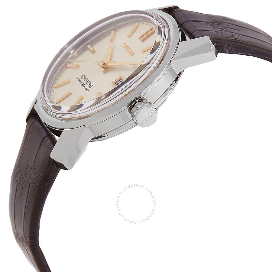 Seiko Luxe King Seiko Automatic Champagne Dial Unisex Watch SJE087 - Dawson Watches #2