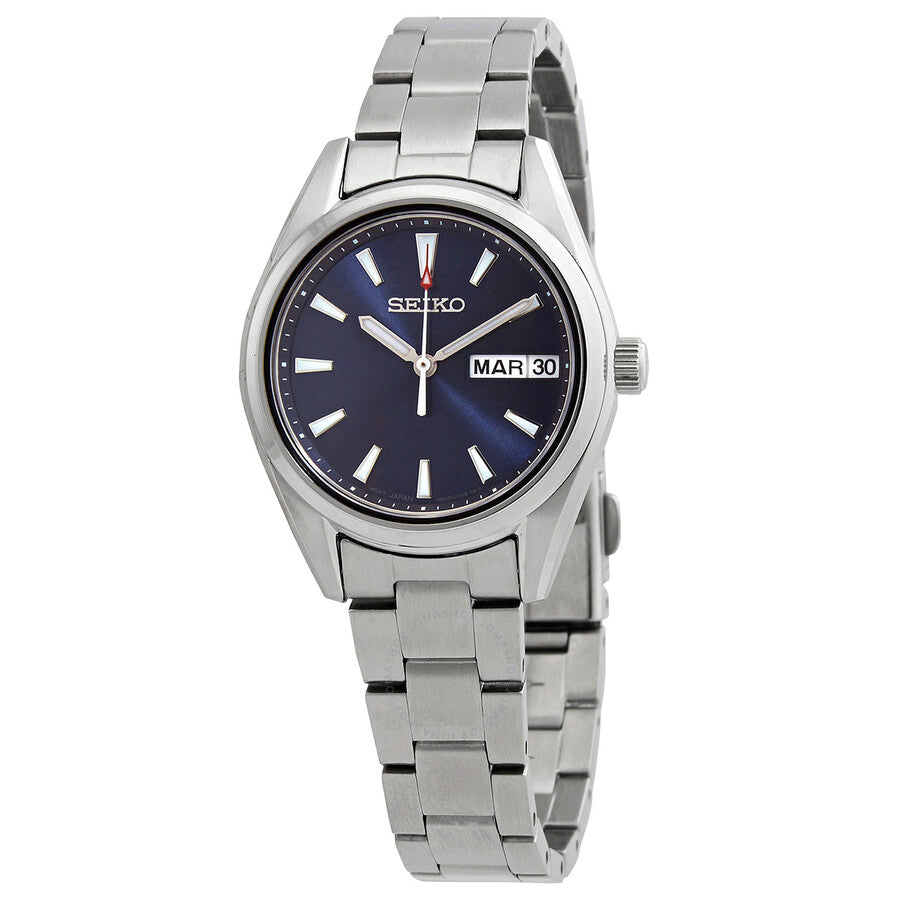 Seiko Neo Classic Quartz Blue Dial Ladies Watch SUR353P1 - Dawson Watches