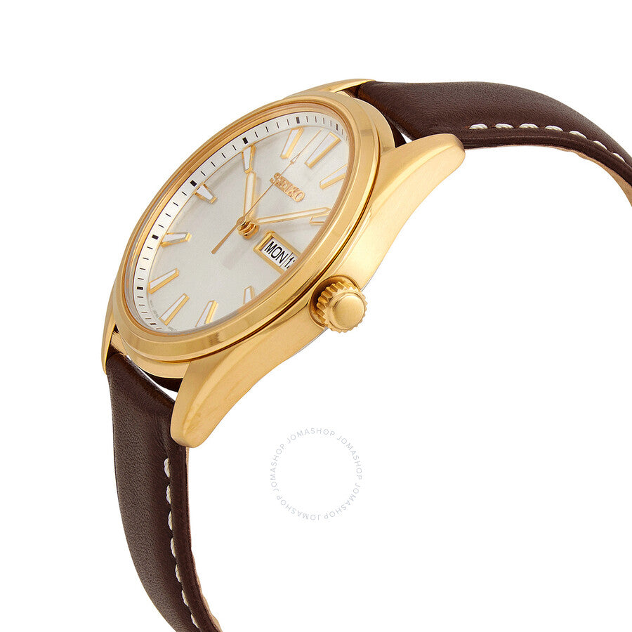 Seiko Neo Classic Quartz Champagne Dial Men's Watch SUR450P1 - Dawson Watches #2