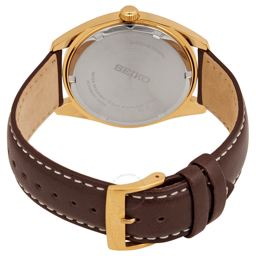 Seiko Neo Classic Quartz Champagne Dial Men's Watch SUR450P1 - Dawson Watches #3