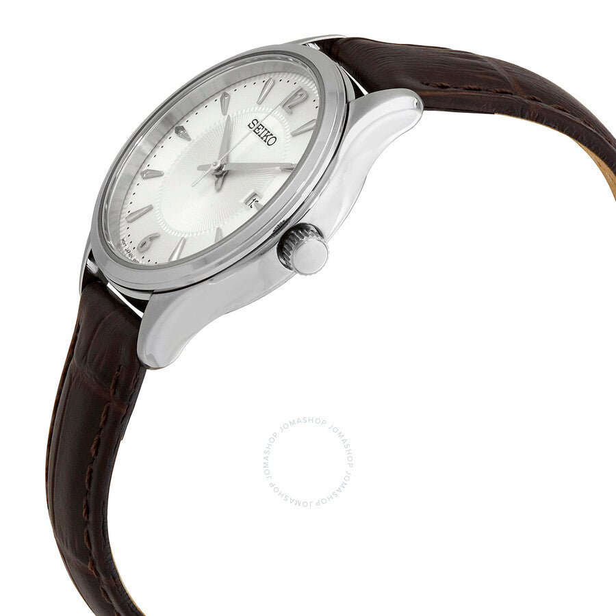 Seiko Essentials Noble Quartz Silver Dial Ladies Watch SUR427 - Dawson Watches #2