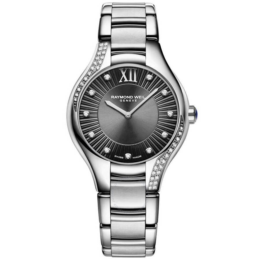 Seiko Noemia Quartz Diamond Grey Dial Ladies Watch 5132-S1S-60181 - Dawson Watches
