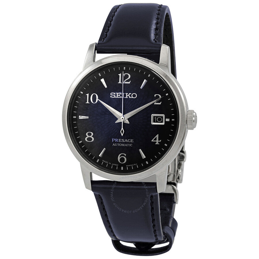 Seiko Presage Cocktail Time Automatic Blue Dial Men's Watch SRPE43 - Dawson Watches