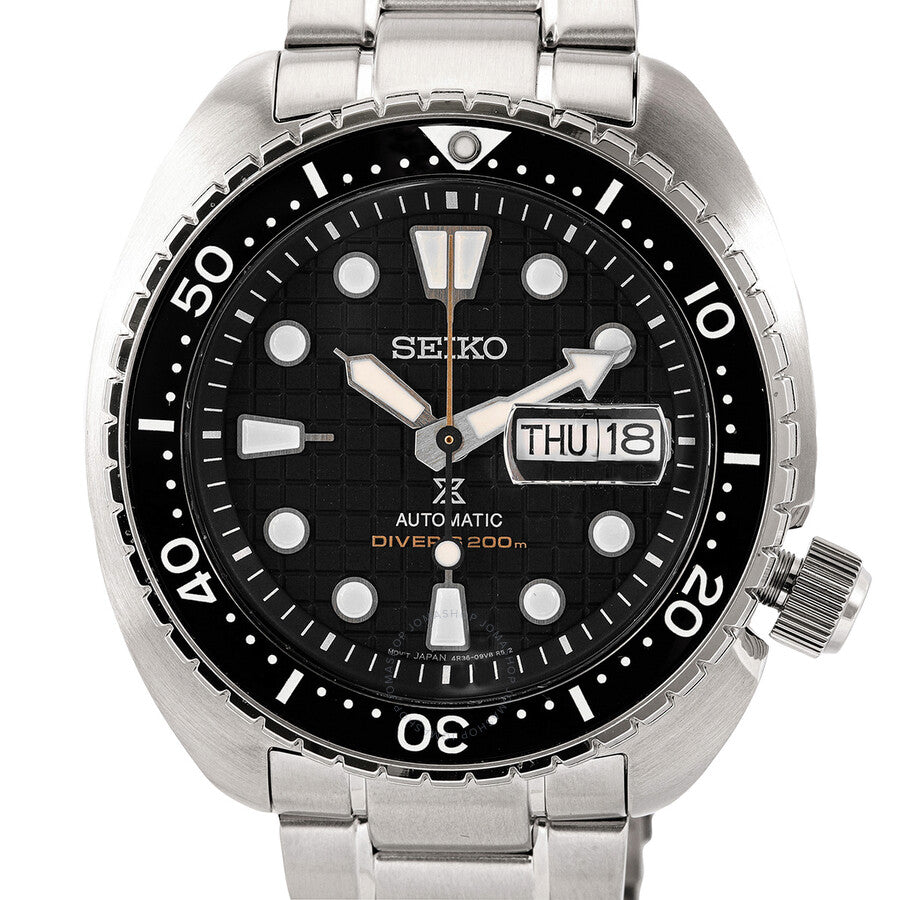 Seiko Prospex Automatic Black Dial Men's Watch SRPE03 - Dawson Watches #4
