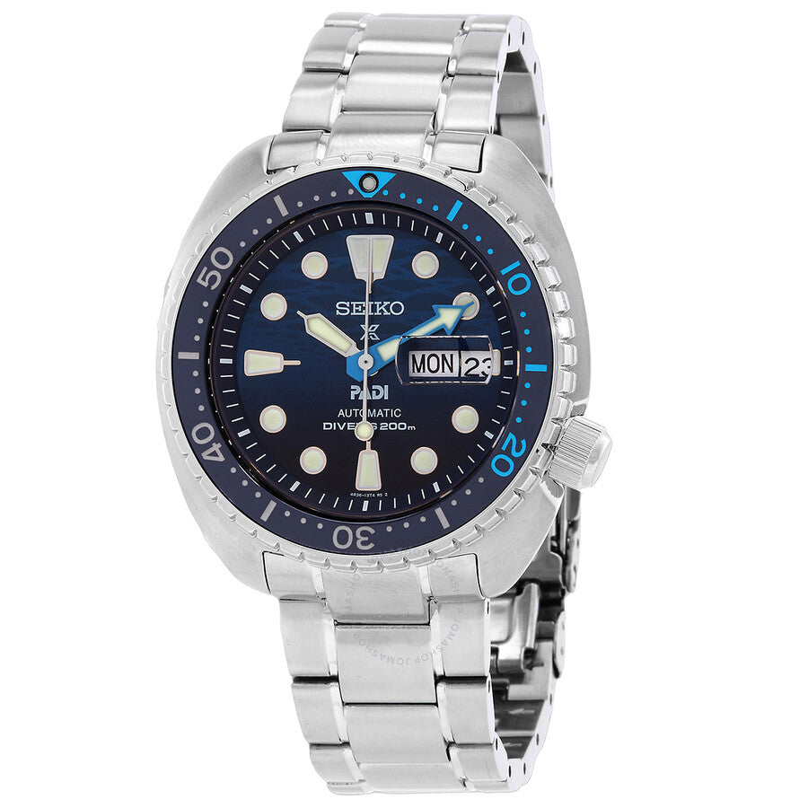 Seiko Prospex Sea GMT Automatic Blue Dial Men's Watch SRPK01 - Dawson Watches