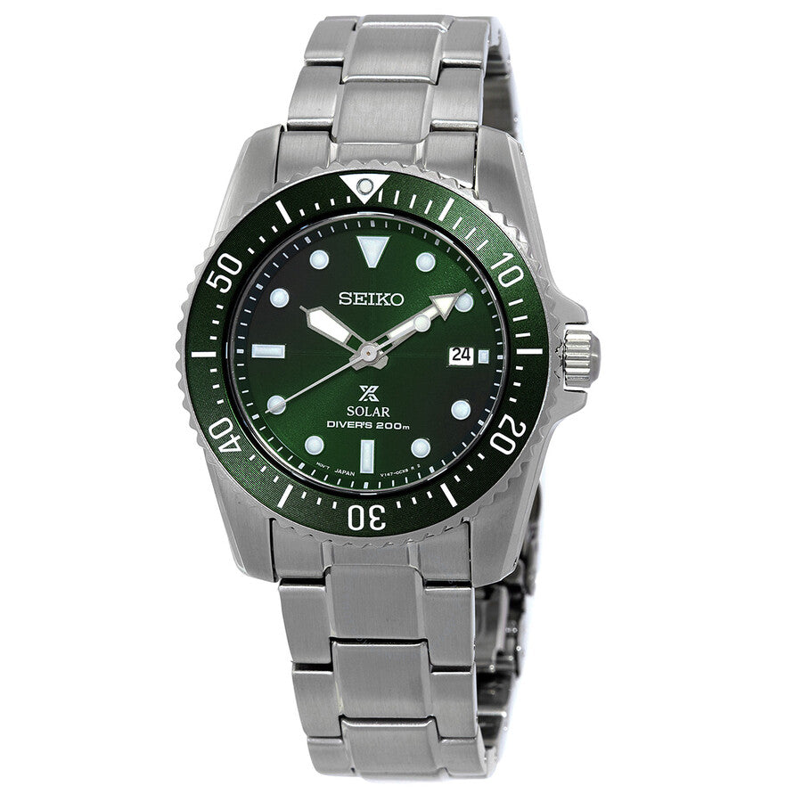 Seiko Prospex Solar Green Dial Men's Watch SNE583 - Dawson Watches