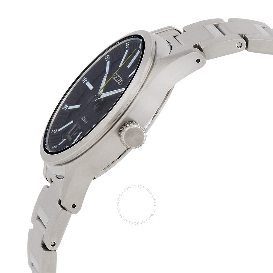 Seiko quartz Black Dial Men's Watch SUR535 - Dawson Watches #2