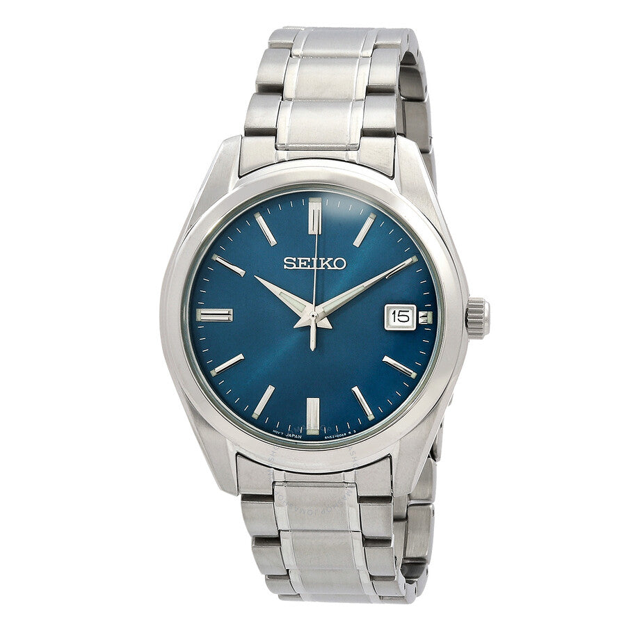 Seiko Quartz Blue Dial Men's Watch SUR525P1 - Dawson Watches