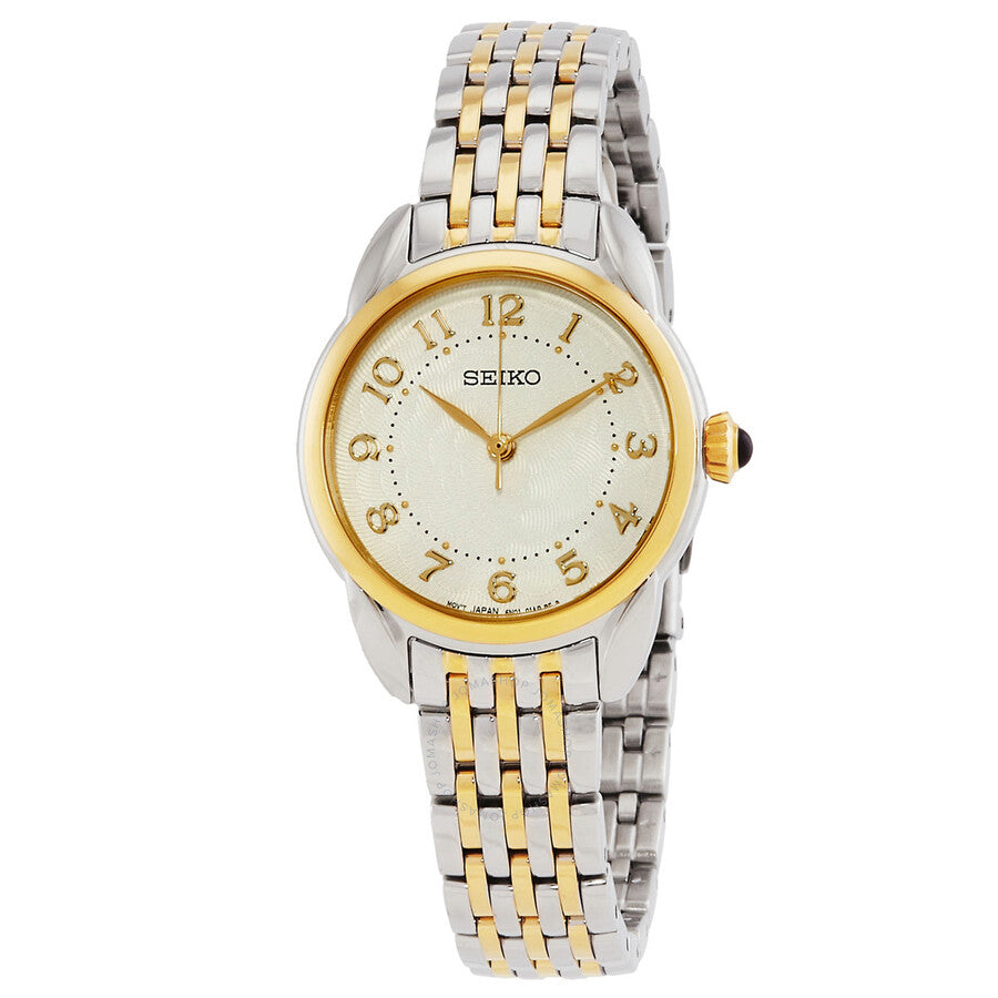 Seiko Quartz Champagne Dial Ladies Watch SUR562P1 - Dawson Watches