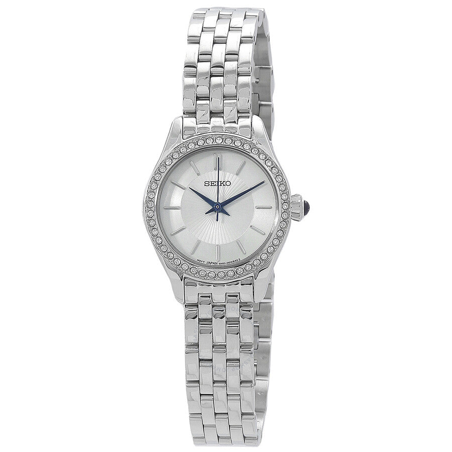 Seiko Quartz White Dial Ladies Watch SUR539 - Dawson Watches