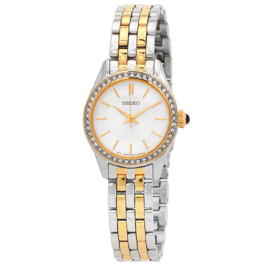 Seiko Quartz White Dial Ladies Watch SUR540 - Dawson Watches