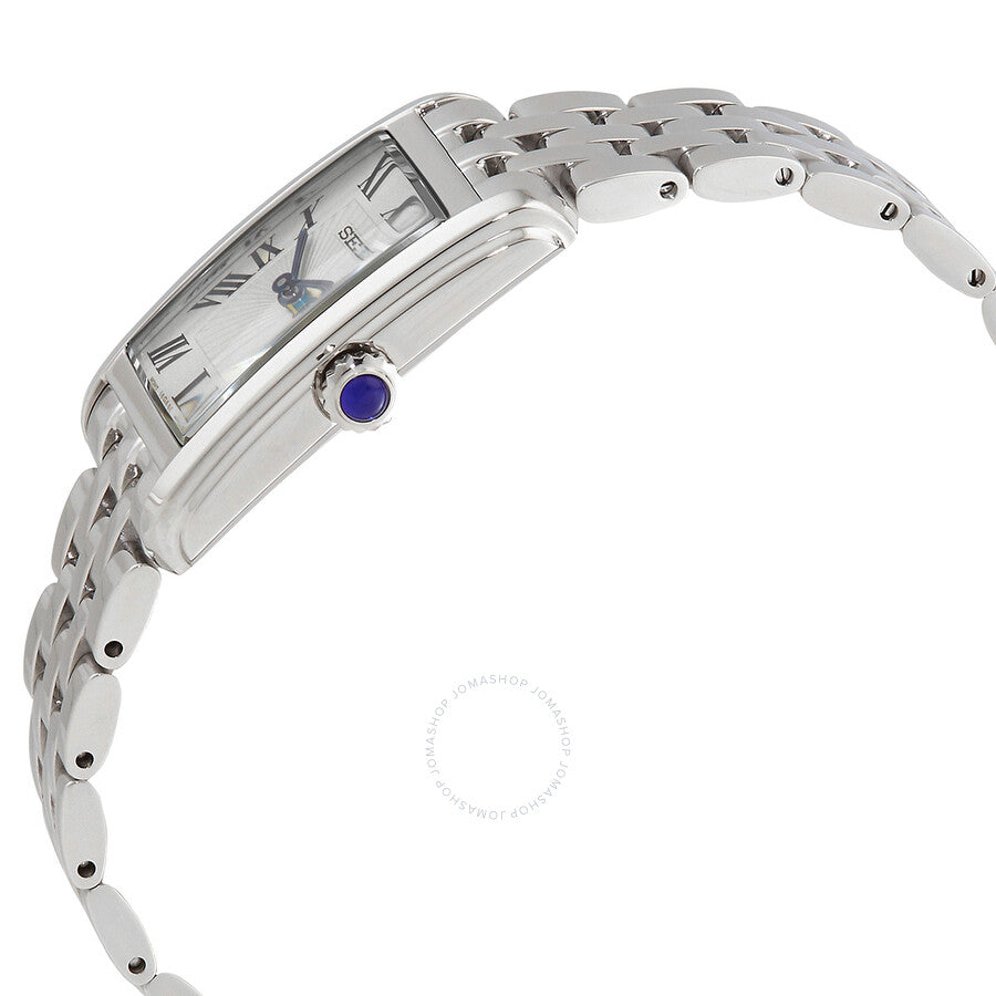 Seiko Quartz White Dial Ladies Watch SWR083P1 - The Watches Men & Co #2
