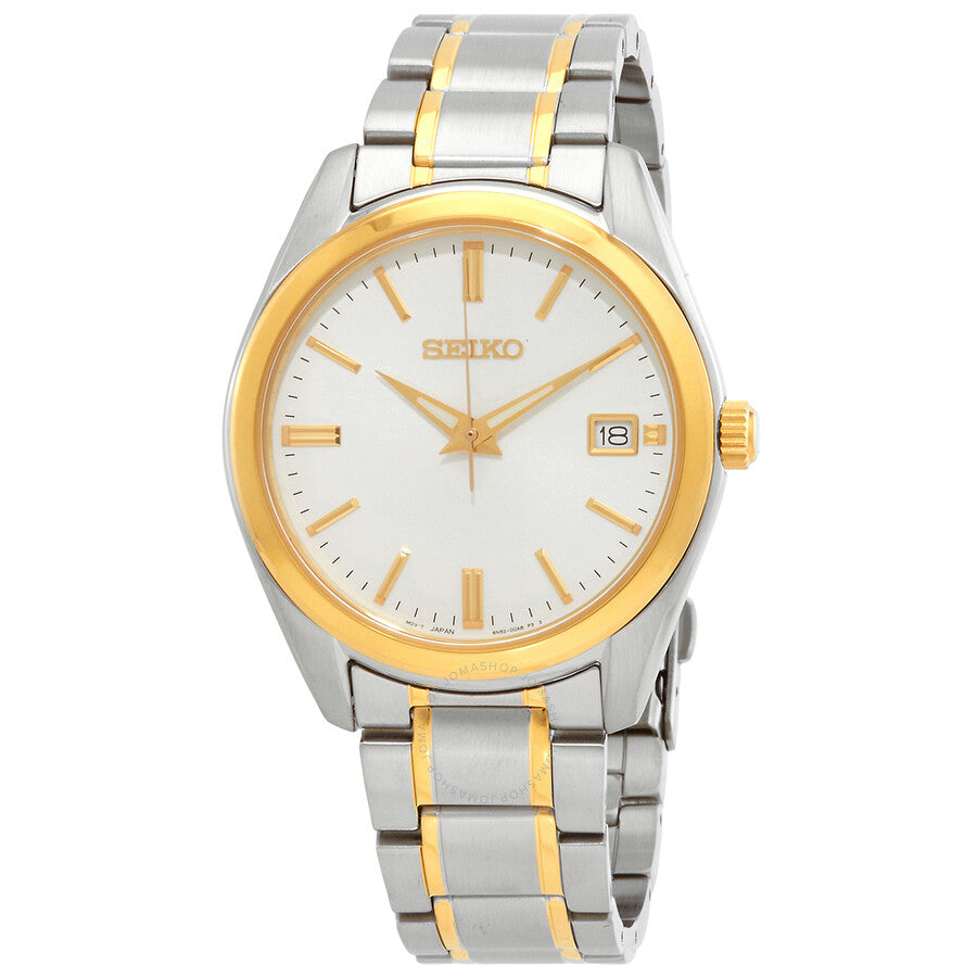 Seiko Quartz White Dial Men's Watch SUR312P1 - Dawson Watches