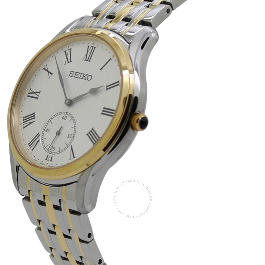 Seiko Quartz White Dial Two-tone Men's Watch SRK048P1 - Dawson Watches #2