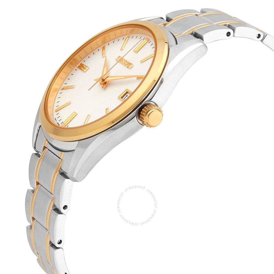 Seiko Quartz White Dial Two-tone Men's Watch SUR312P1 - Dawson Watches #2