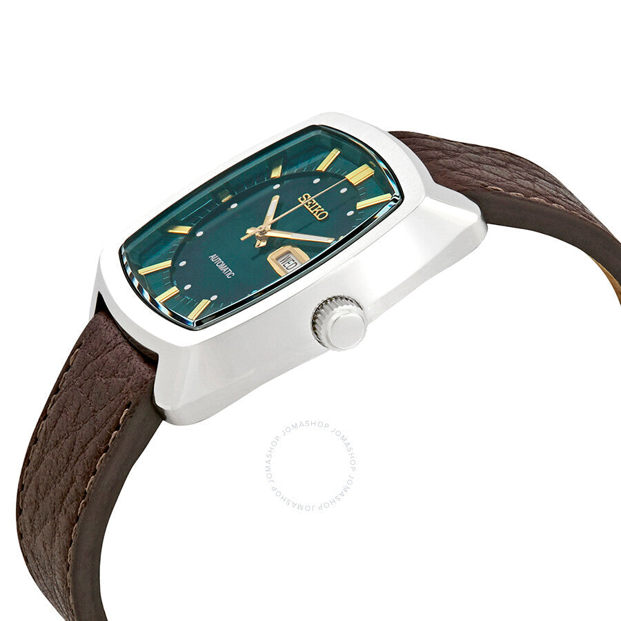 Seiko Recraft Automatic Green Dial Brown Leather Men's Watch SNKP27 - Dawson Watches #2
