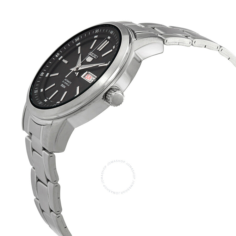 Seiko 5 Automatic Black Dial Men's Watch SNKM87 - Dawson Watches #2