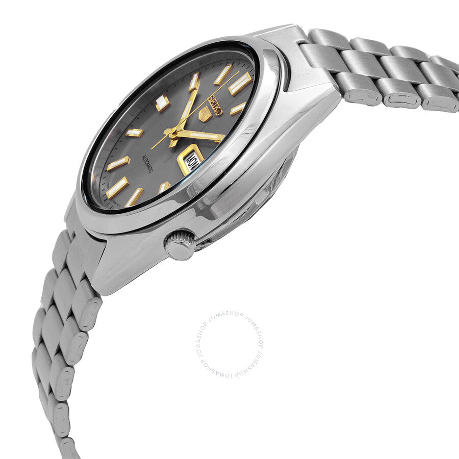 Seiko 5 Automatic Grey Dial Men's Watch SNXS75K1 - Dawson Watches #2
