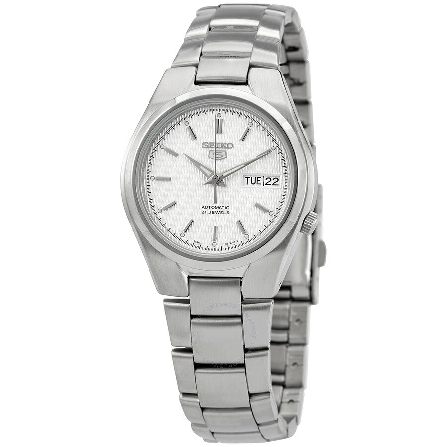 Seiko 5 Automatic Silver Dial Men's Watch SNK601K1 - Dawson Watches