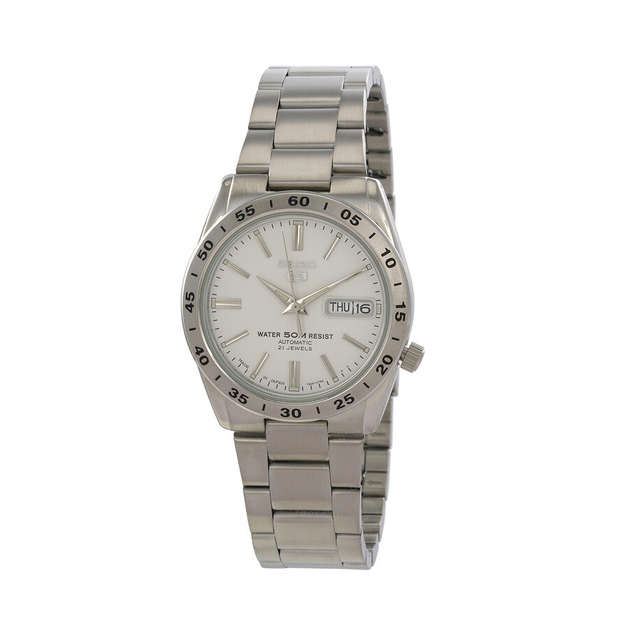 Seiko 5 Automatic White Dial Men's Watch SNKD97J1 - Dawson Watches
