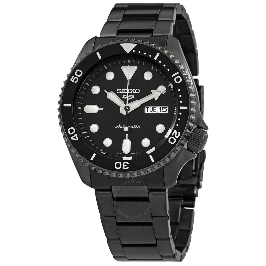 Seiko 5 Sports Automatic Black Dial Men's Watch SRPD65K1 - Dawson Watches