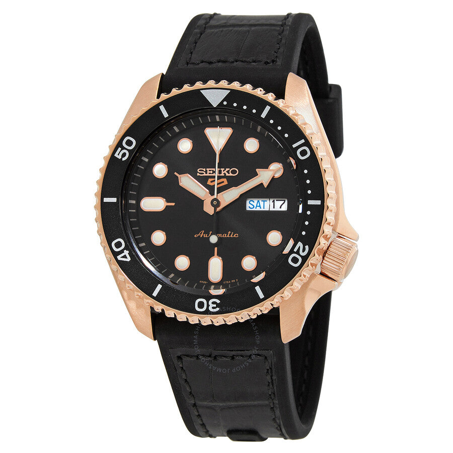 Seiko 5 sports Automatic Black Dial Men's Watch SRPD76K1 - Dawson Watches