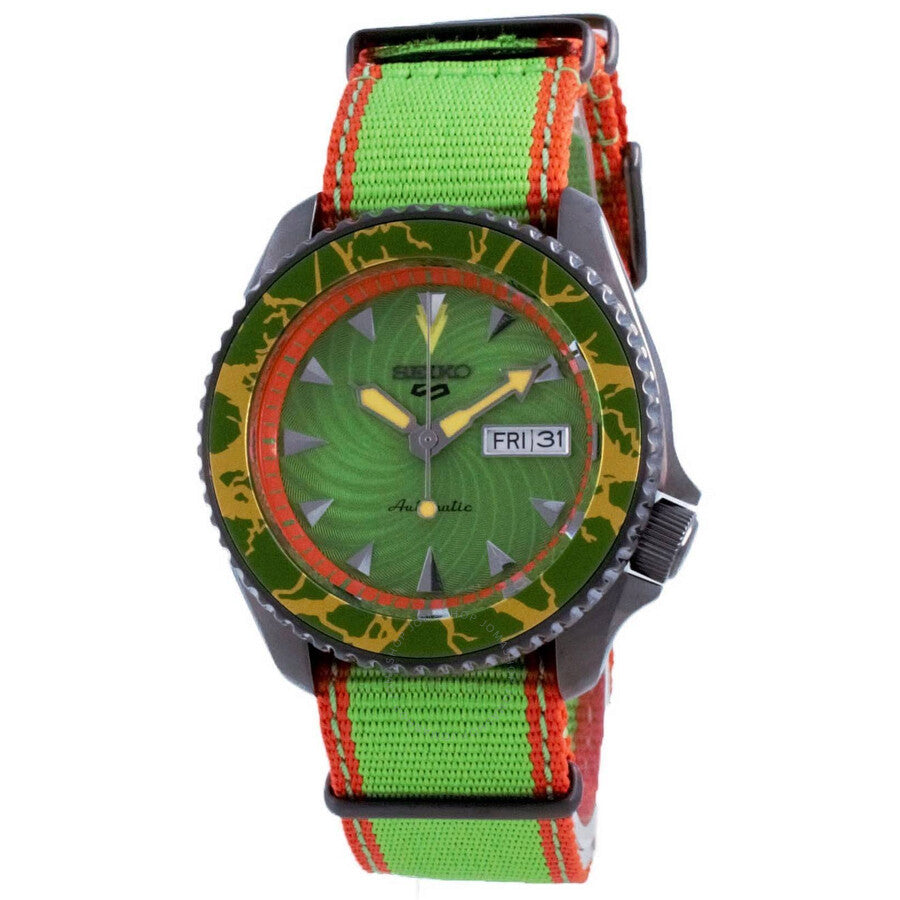 Seiko 5 Sports Automatic Green Dial Men's Watch SRPF23 - Dawson Watches