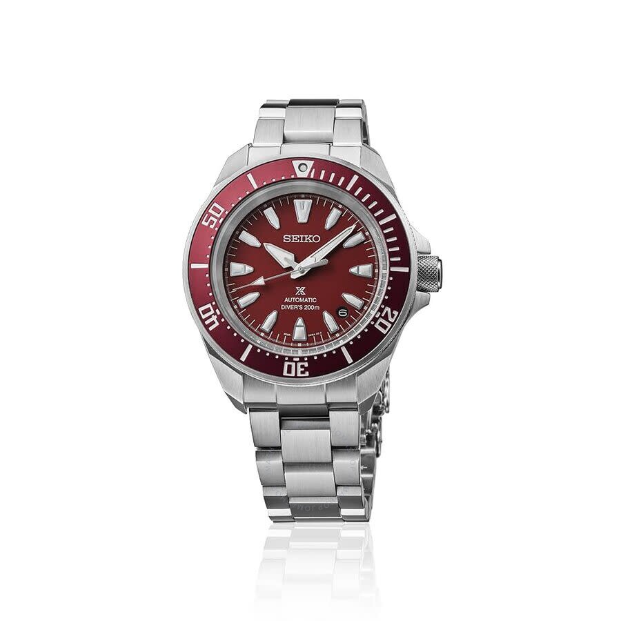 Seiko Seiko Prospex Samurai Automatic Red Dial Men's Watch SRPL11 - Dawson Watches