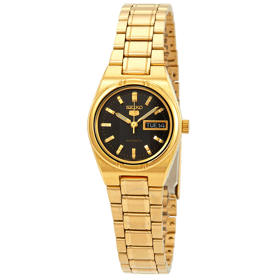 Seiko Series 5 Automatic Black Dial Ladies Watch SYM602 - Dawson Watches