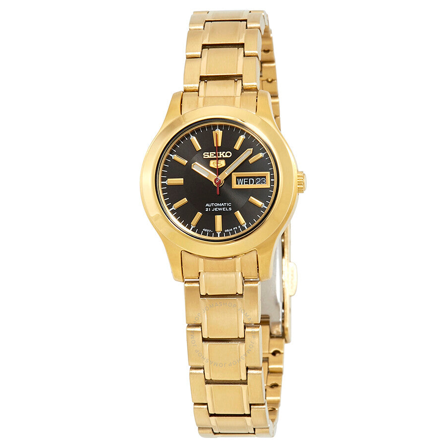 Seiko Series 5 Automatic Black Dial Ladies Watch SYMD96 - Dawson Watches