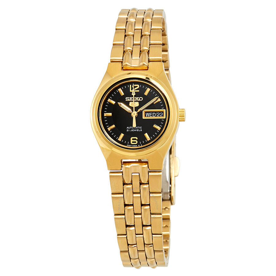 Seiko Series 5 Automatic Black Dial Ladies Watch SYMK38 - Dawson Watches