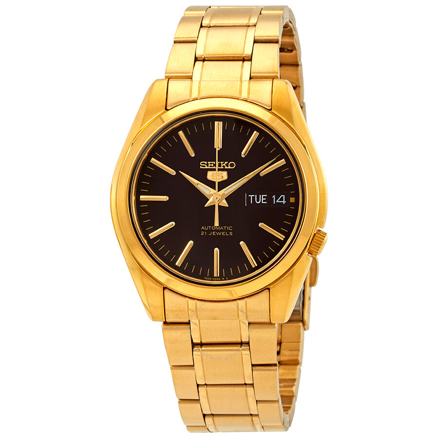 Seiko Series 5 Automatic Black Dial Men's Watch SNKL50 - Dawson Watches