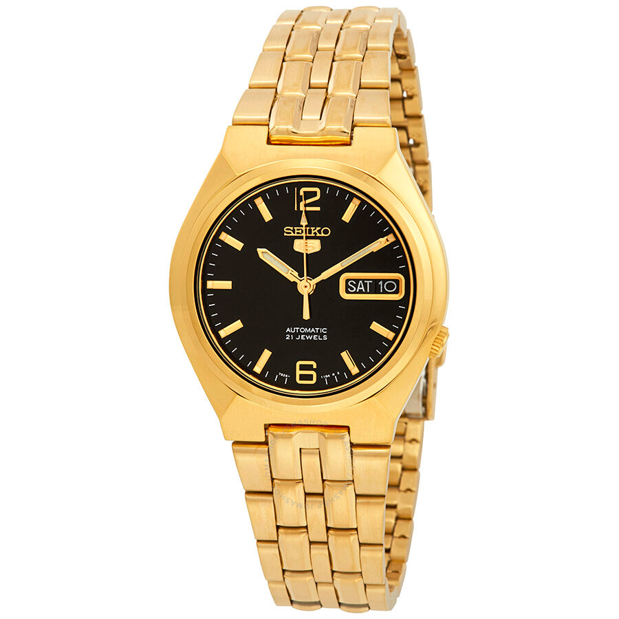 Seiko Series 5 Automatic Black Dial Men's Watch SNKL66 - Dawson Watches