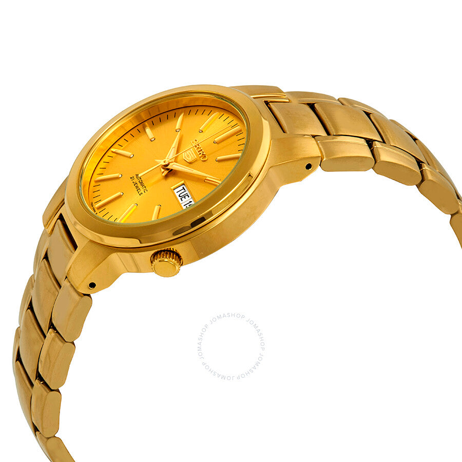 Seiko Series 5 Automatic Gold Dial Men's Watch SNKA10 - Dawson Watches #2