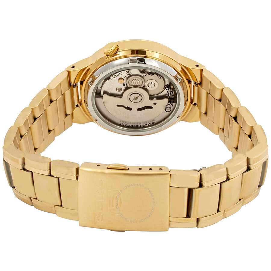 Seiko Series 5 Automatic Gold Dial Men's Watch SNKA10 - Dawson Watches #3