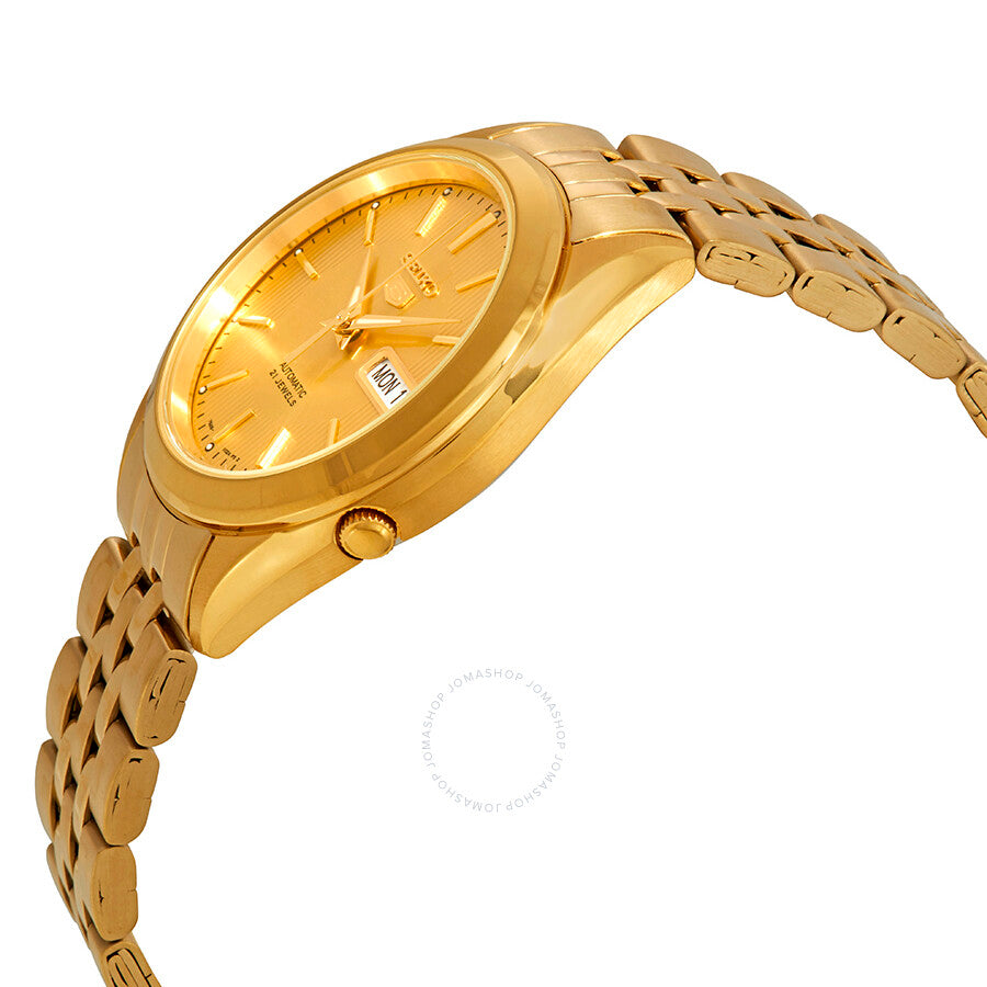 Seiko Series 5 Automatic Gold Dial Men's Watch SNKL28 - Dawson Watches #2