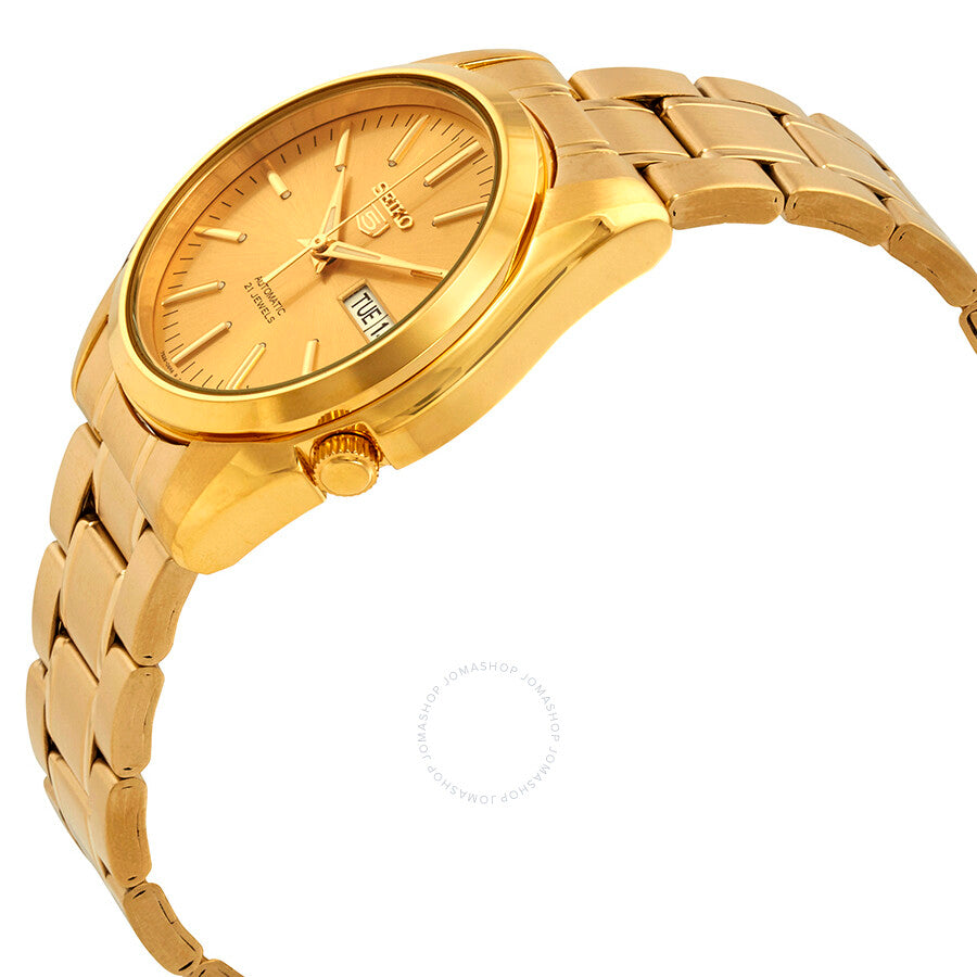 Seiko Series 5 Automatic Gold Dial Men's Watch SNKL48 - Dawson Watches #2