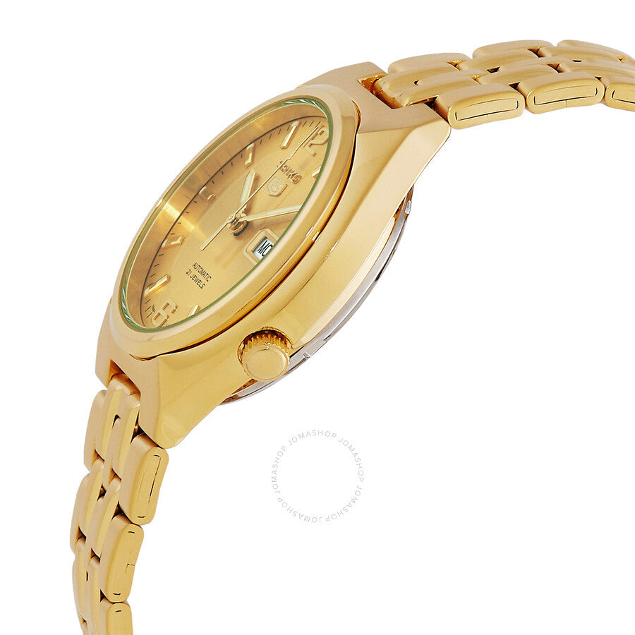 Seiko Series 5 Automatic Gold Dial Men's Watch SNKL64K1 - Dawson Watches #2
