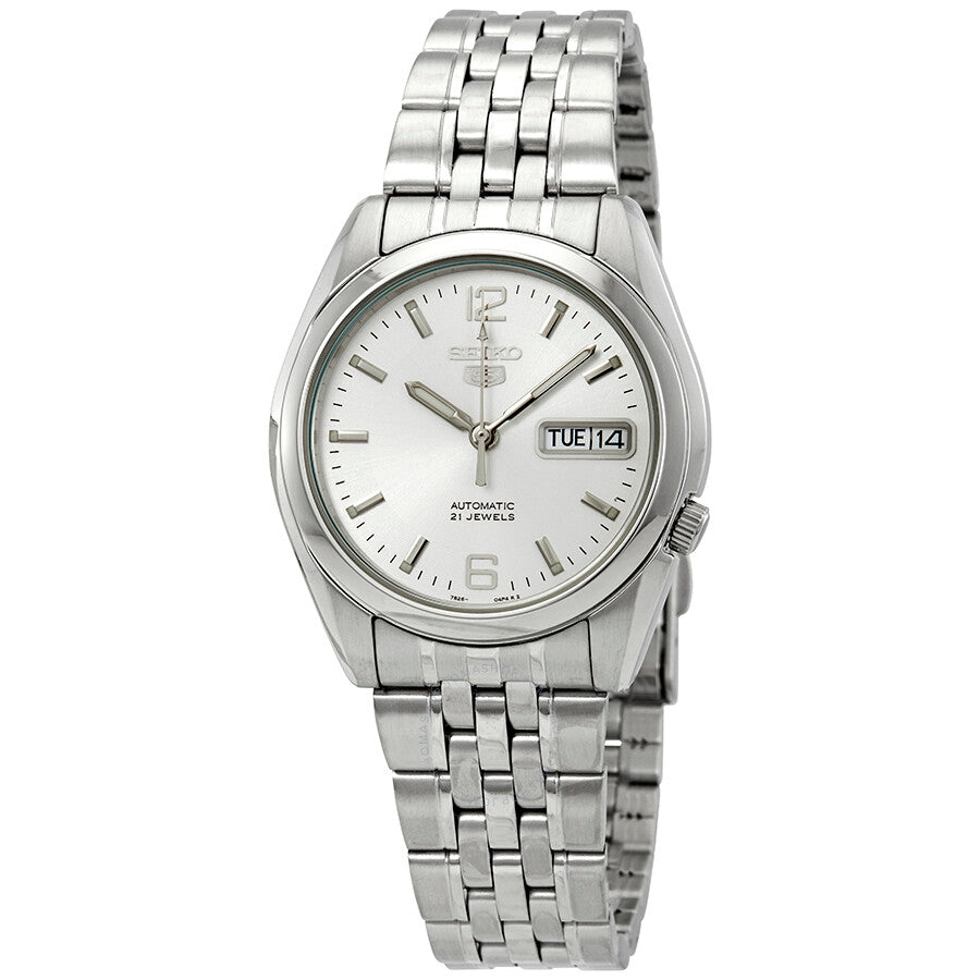 Seiko Series 5 Automatic White Dial Men's Watch SNK385 - Dawson Watches