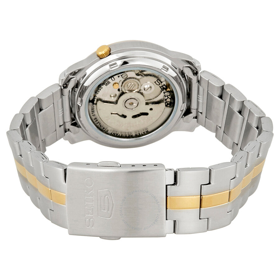 Seiko Series 5 Automatic White Dial Two-tone Men's Watch SNKL84 - Dawson Watches #3