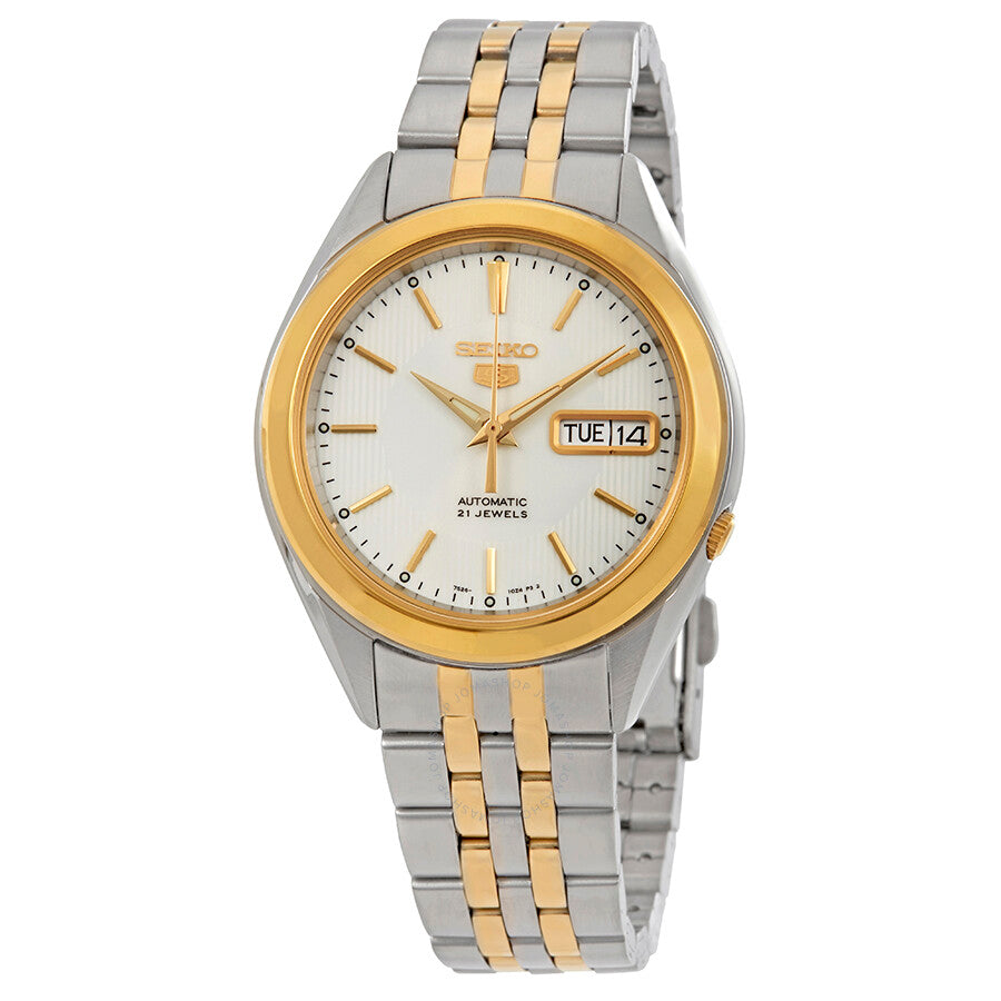 Seiko Silver Dial Two-tone Men's Watch SNKL24 - Dawson Watches